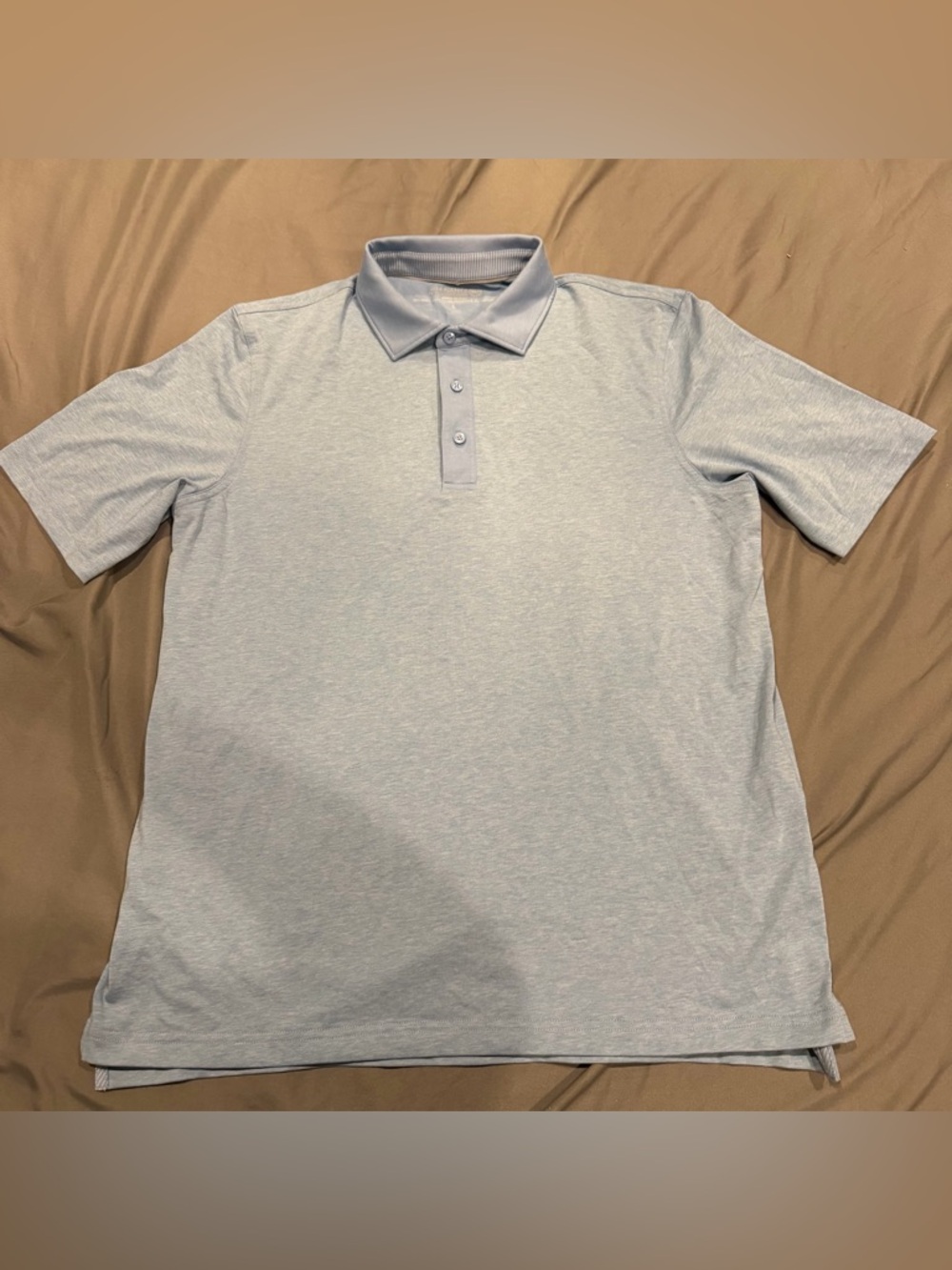 Vineyard Vines X Jim Nantz Polo Shirt Men Large Blue Golf Club Performance